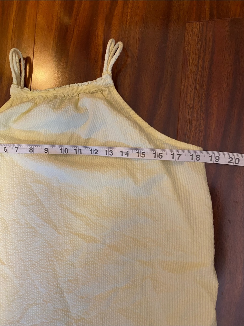 H&M Soft Yellow Girls Sundress cotton 12/14 - Picture 5 of 6
